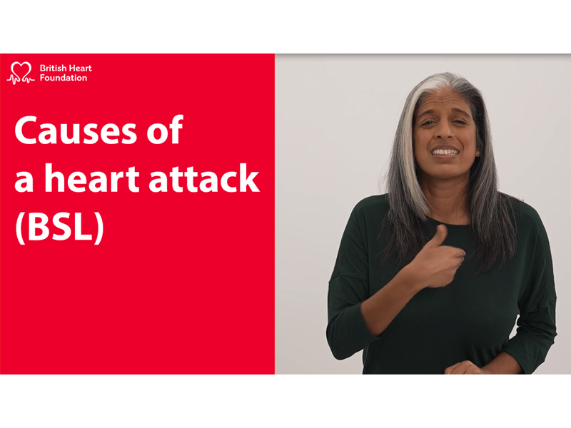 Causes of a heart attack BSL thumbnail