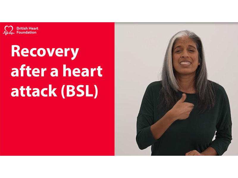 recovery after a heart attack BSL thumbnail