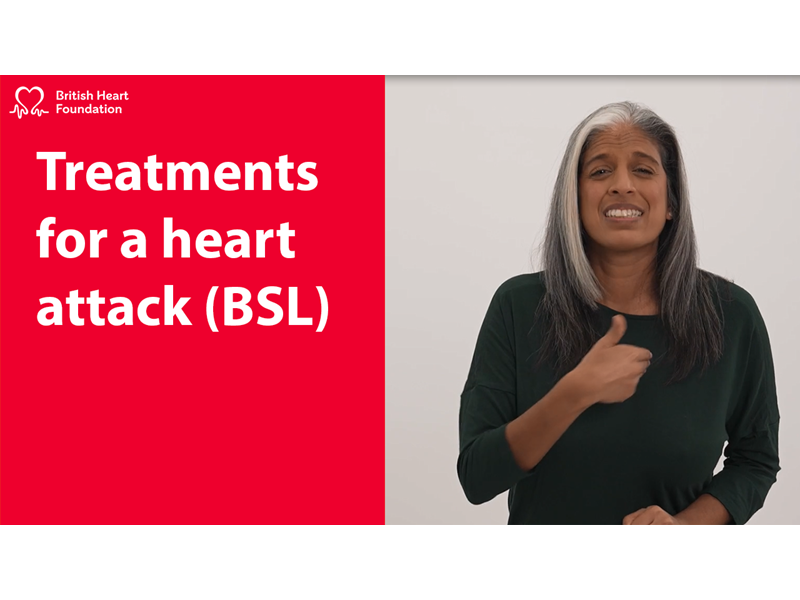 Treatments for a heart attack BSL thumbnail