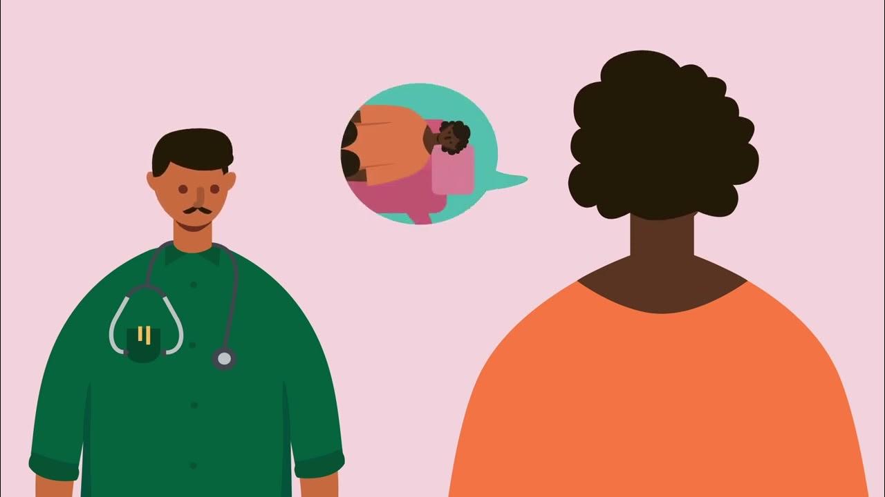 A doctor and patient talking