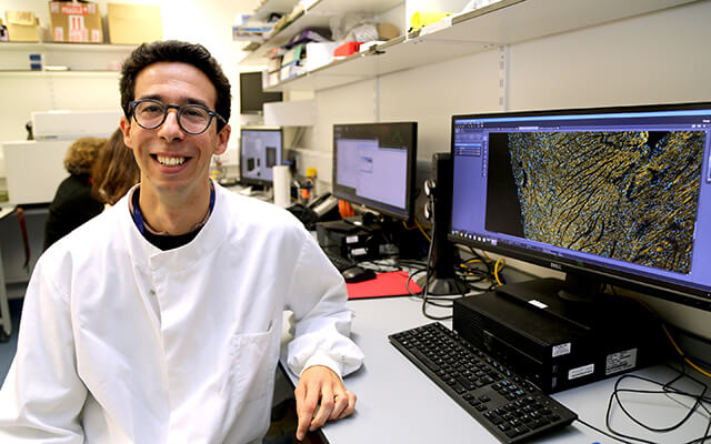 Dr Diego Villar Lozano who has been funded by the BHF to carry out new research into non-coding DNA.