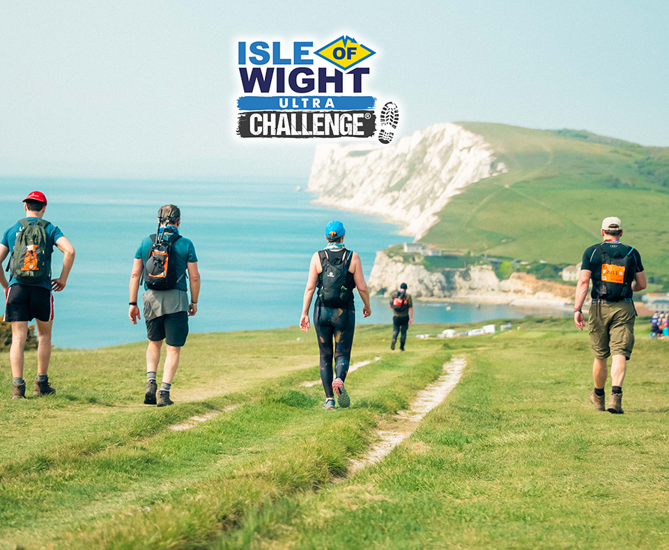 Ultra Challenge participants on the Isle of Wight Trek