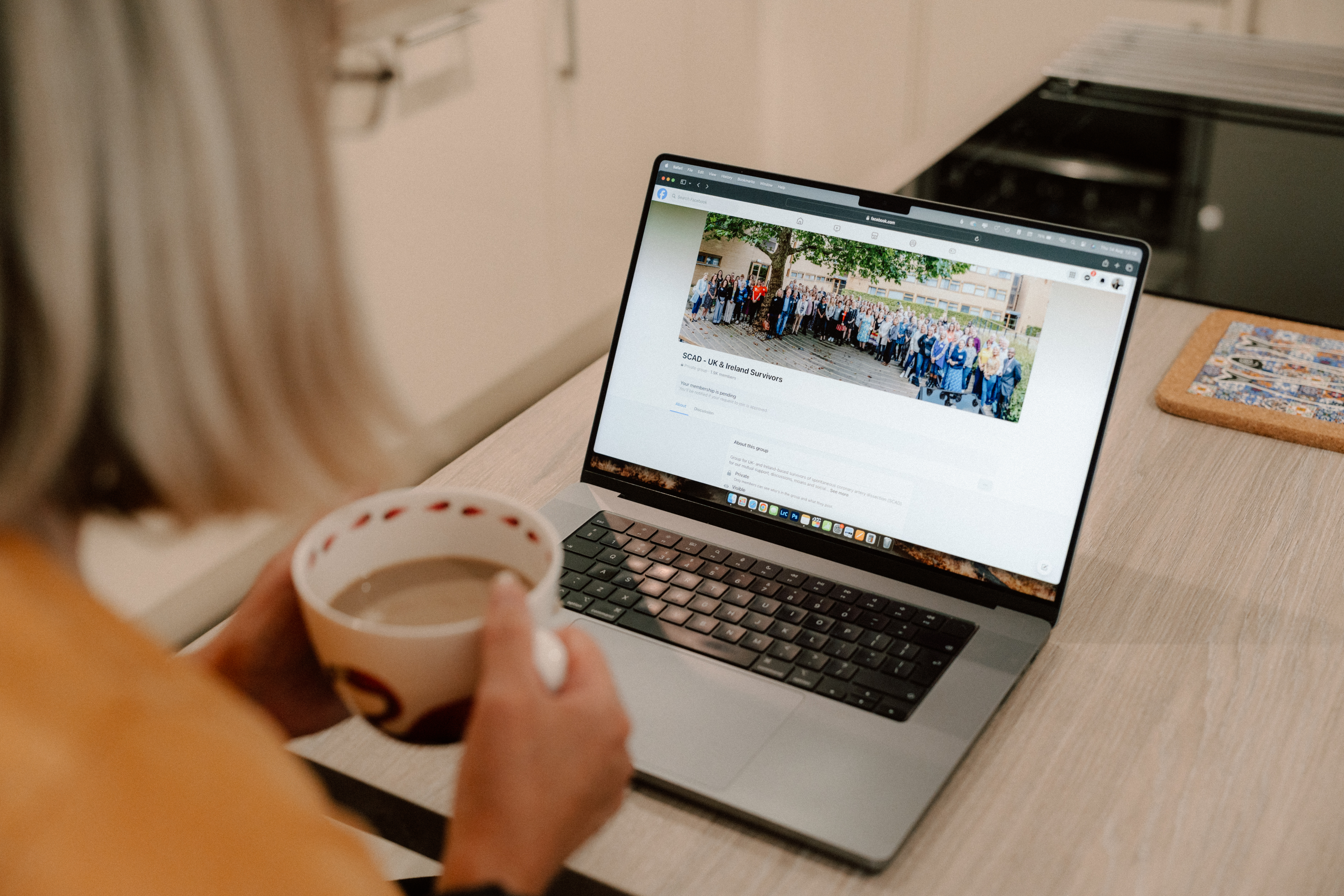 Allison finds comfort by connecting with others on support groups