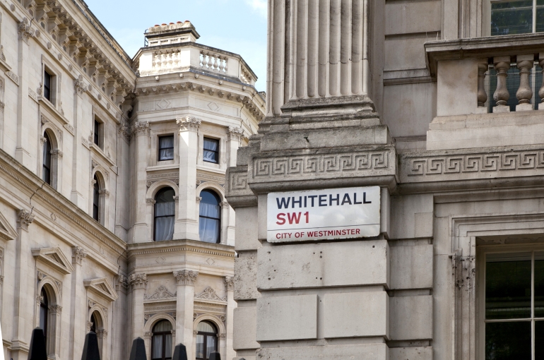 Whitehall road sign