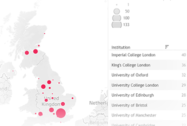 uk workforce map