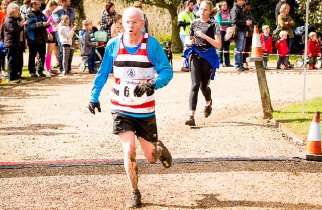 David Swales in running kit, having just finished a 10k race