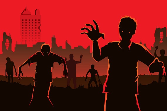 An illustration of zombies.