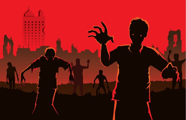An illustration of zombies.