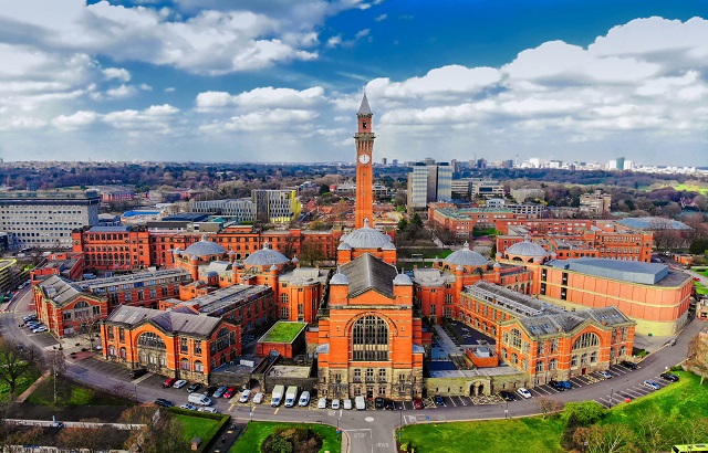 The University of Birmingham campus