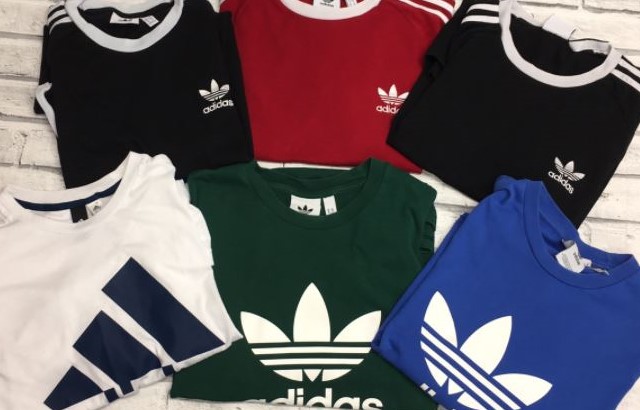 Selection of Adidas T-shirts from the BHF's Depop Shop