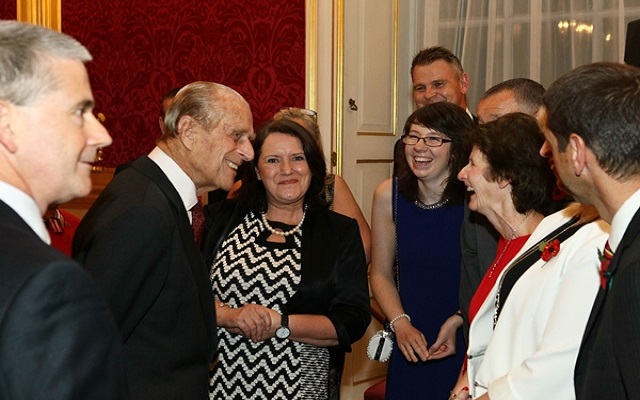 HRH Prince Philip, The Duke of Edinburgh, at the 2015 BHF Annual Reception
