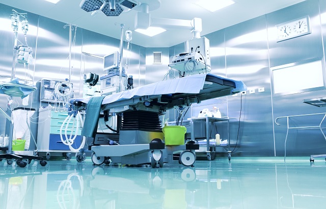 An operating theatre in a hospital