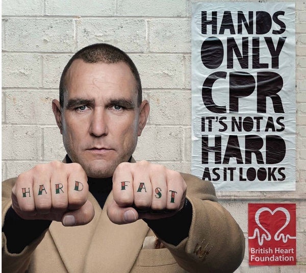 Vinnie Jones on BHF CPR advert