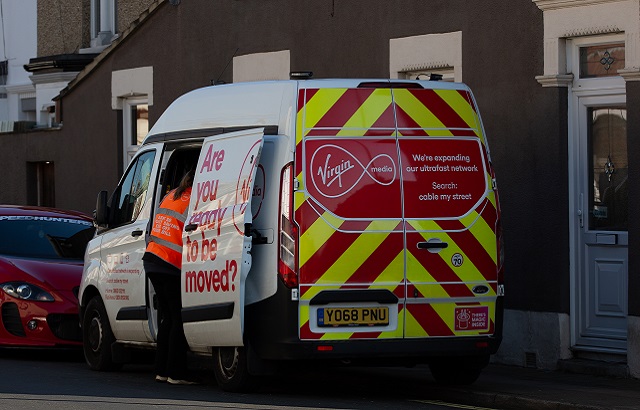 Virgin Media van