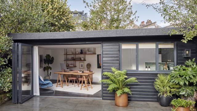 Out building in the garden of the Omaze Million Pound House  