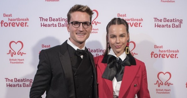 Ollie Proudlock and Emma Louise Connolly at BHF Beating Heart Ball