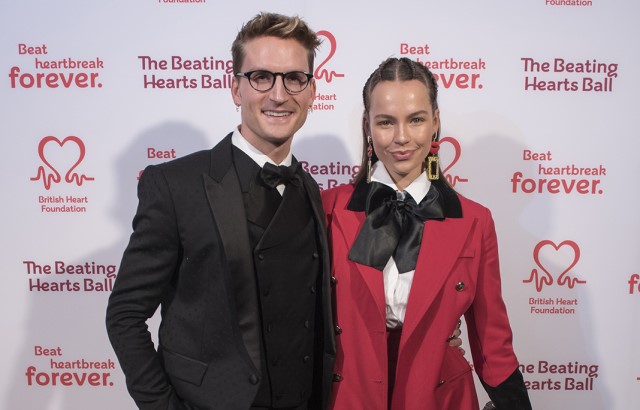 Ollie Proudlock and Emma Louise Connolly at the BHF Beating Heart Ball 