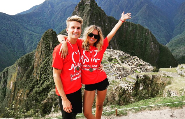Ollie Proudlock and Emma Louise Connolly Machu Picchu 
