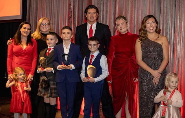 Group shot at the BHF's 2022 Heart Hero Awards