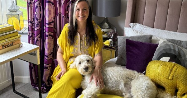 Sarah Cromwell in her London home