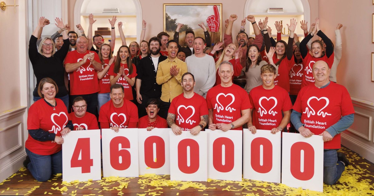 BHF people celebrating win