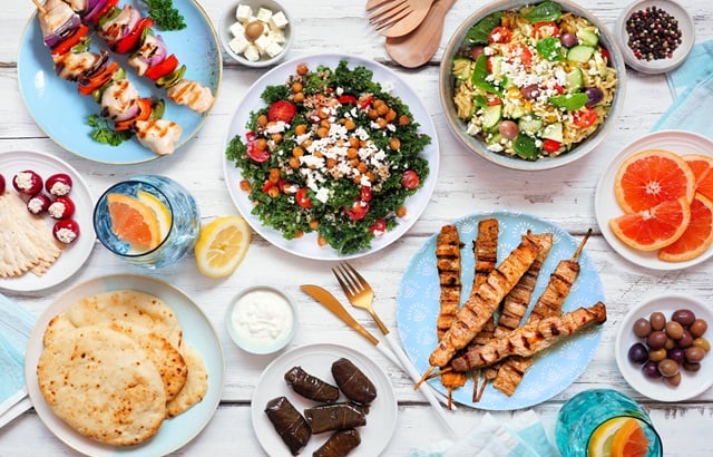 Healthy food spread