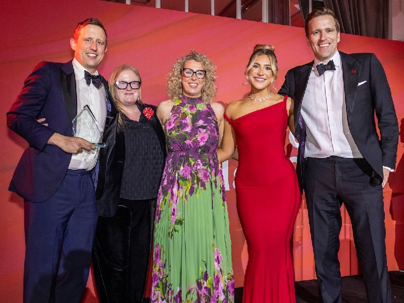 Charmaine Griffiths and Heart Hero Award Winners Wilf and George Frost