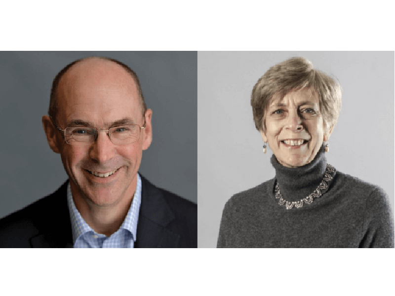 Pictures of Prof Simon Ray and Prof Jane Armitage