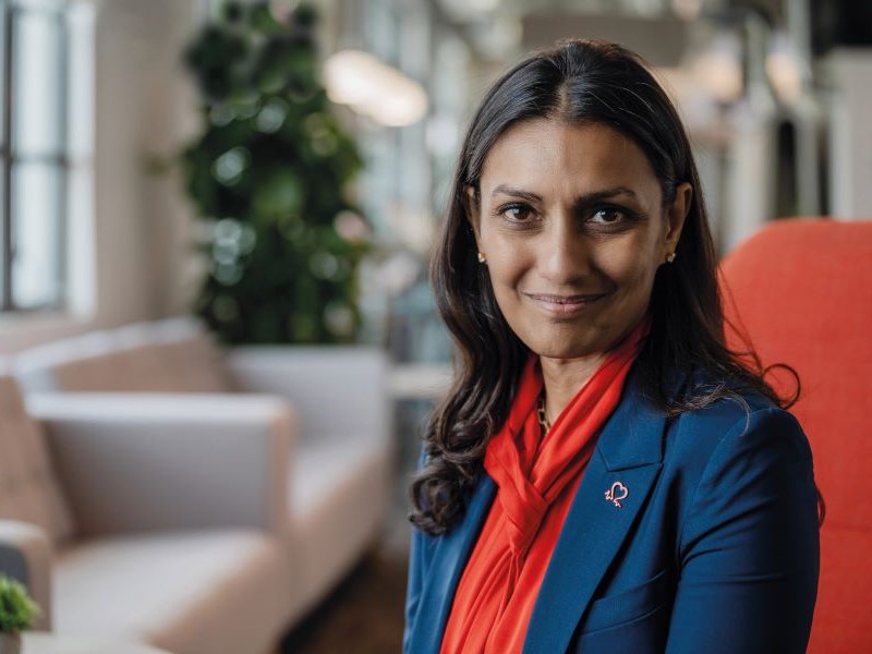 Dr Sonya Babu-Narayan, Clinical Director at the British Heart Foundation, pictured sitting in an office