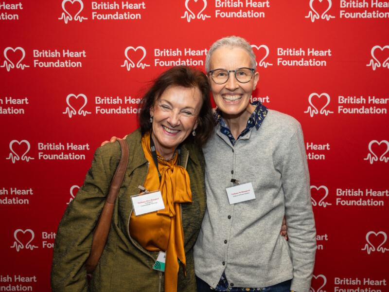 Women in Science event attendees (from left: Professor Mary Sheppard, Professor Pia Ostergaard)
