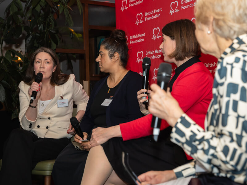 Pearls and Pitfalls Panel (from left: Professor Rachel Myles, Dr Fozia Ahmed, Professor Sarah De Val and Professor Jane Armitage)