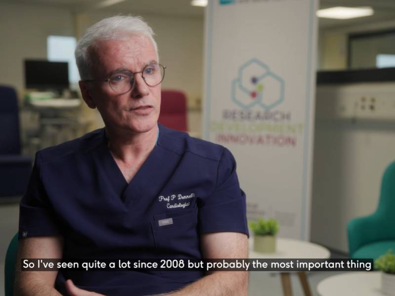 A man in a medical top