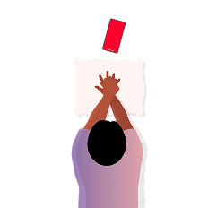 Person practicing CPR on a pillow while the RevivR app is open