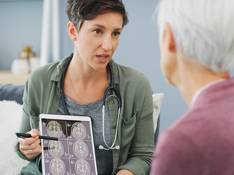 Woman dementia diagnosis statins