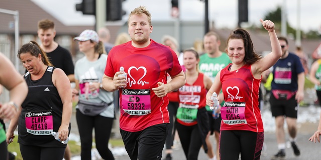 Ed & Ruth Running the Great North Run