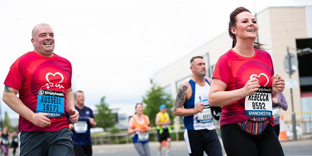 2 Runners at Great Manchester Run