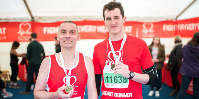 Bath Half Heart Runners with Medals
