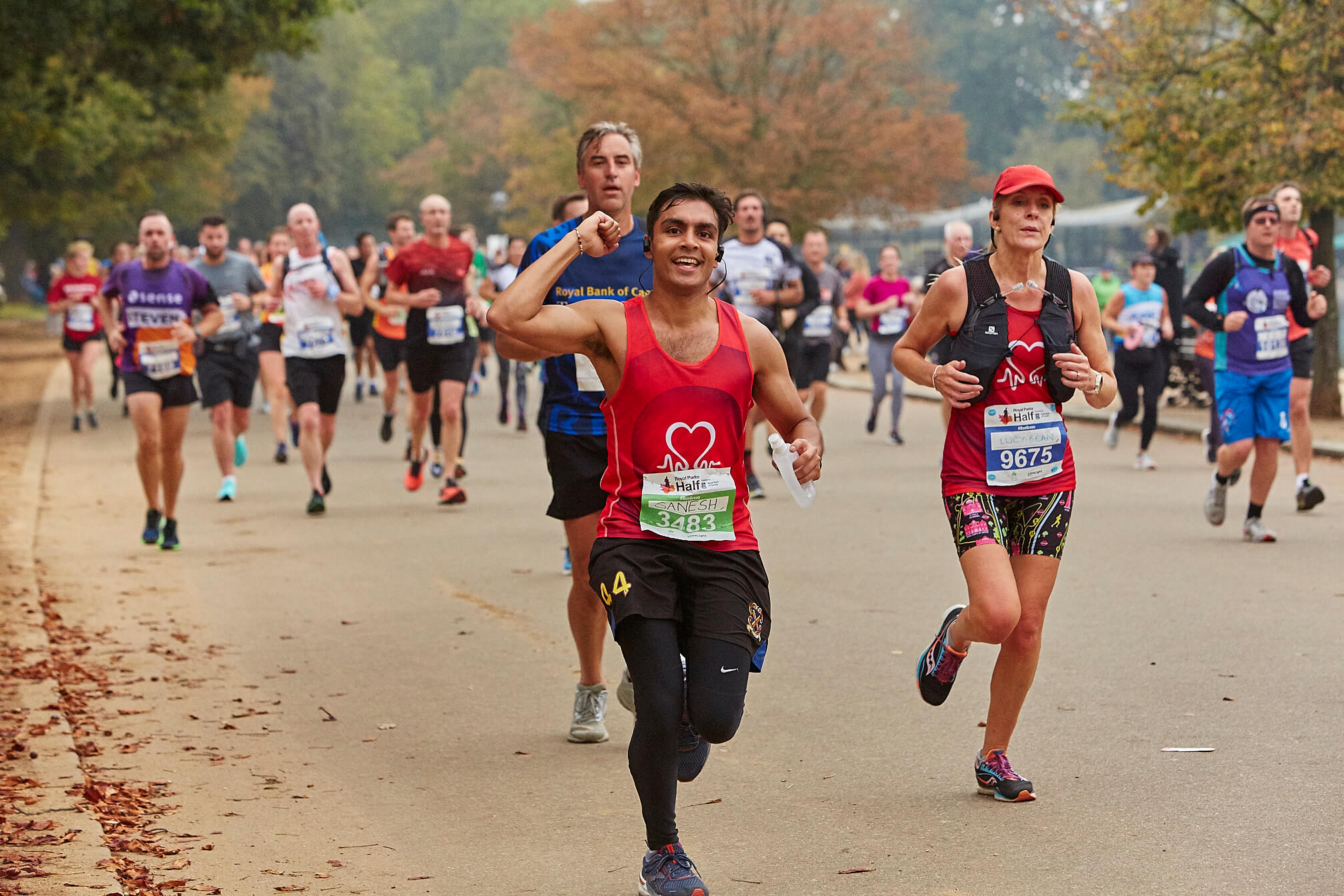 participant running at Royal Parks 2021