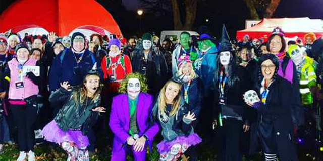 Group at Halloween Walk