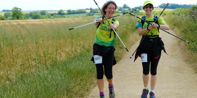 Cotswold way trekkers
